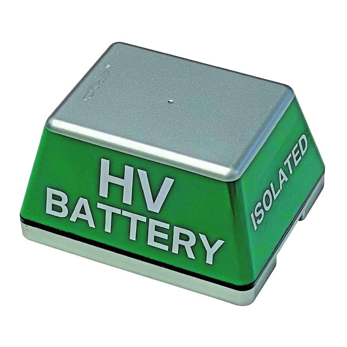 ELECTRIC VEHICLE SIGN READS "ISOLATATED HV BATTERY" - HYBRID & ELECTRIC CAR SPECIFIC, , scaau_hi-res