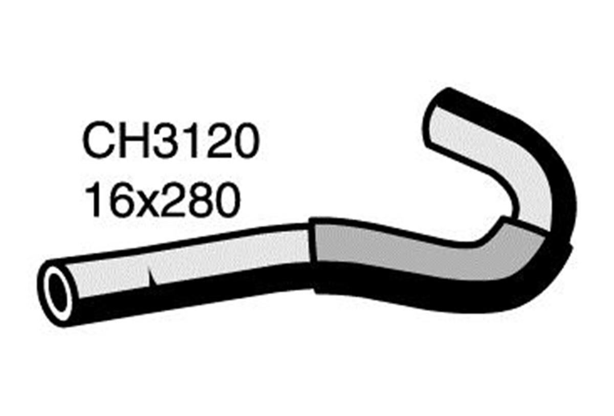 Heater Hose  - NISSAN PATROL GQ - 4.2L I6  PETROL - Manual & Auto, , scaau_hi-res