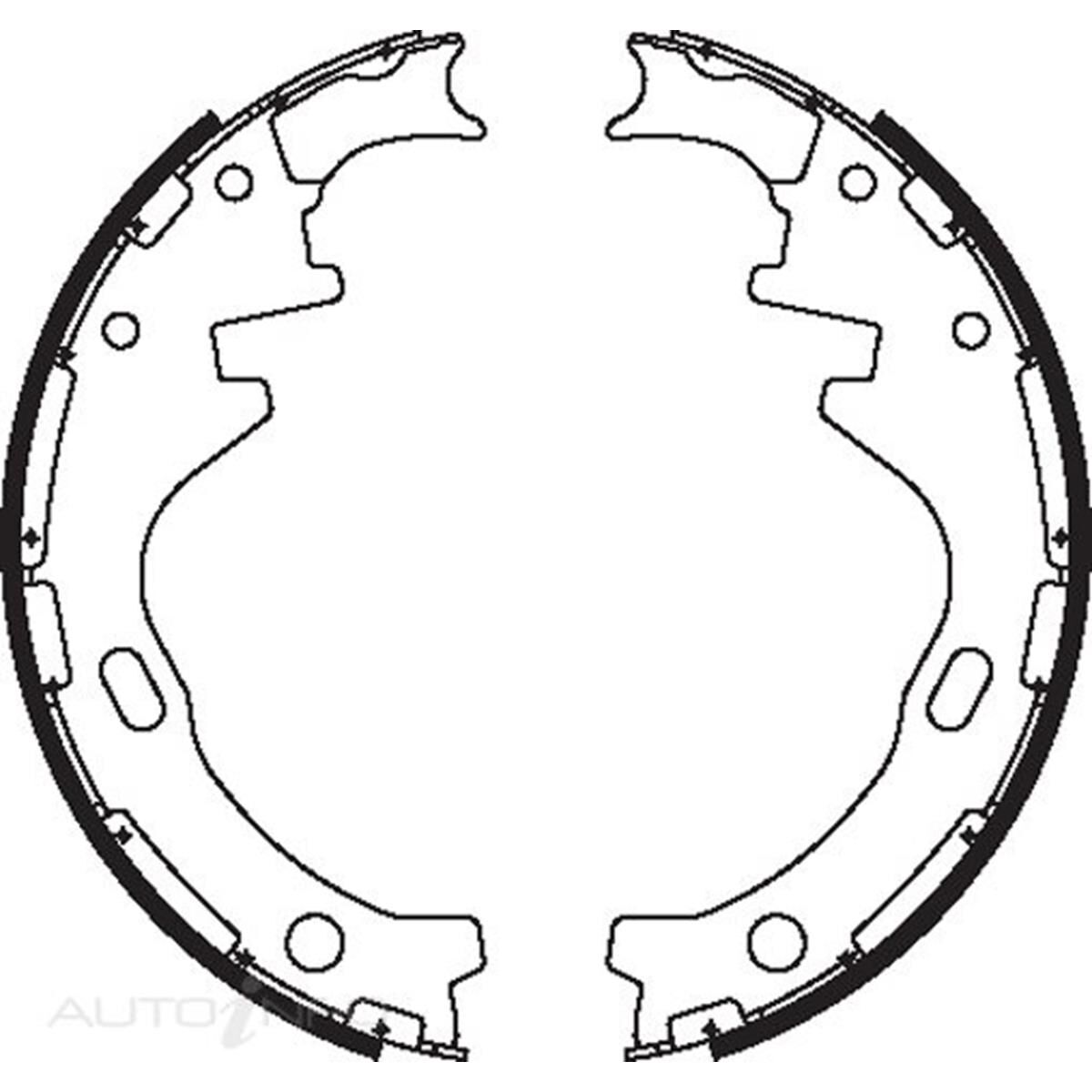 Bendix Brake Shoes BS1612 Supercheap Auto