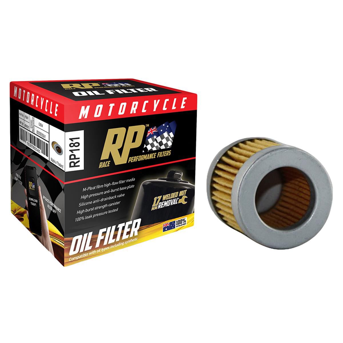 BIKE OIL FILTER RP181, , scaau_hi-res