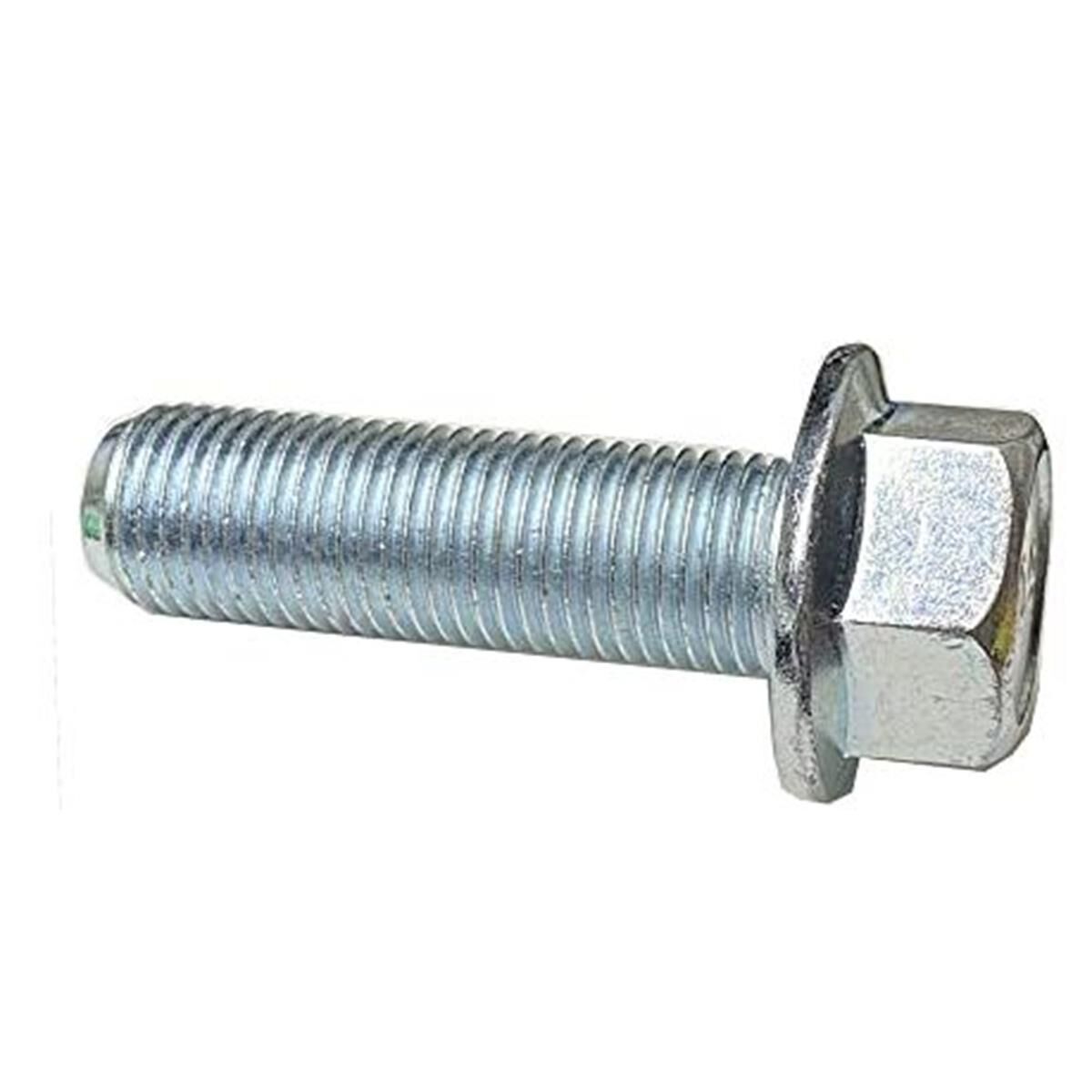 EXT PART FLANGE BOLT HI-TENSI M10 X 1.25 X 35mm THREAD ZINC PLATED 25 PACK, , scaau_hi-res
