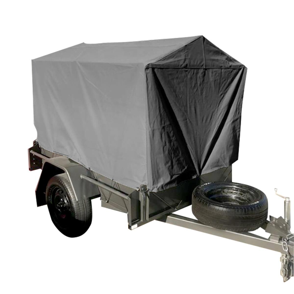Sunrise Trailer Canvas Cover Suit Sunrise Cage - 8 x 5 x 3 Feet, , scaau_hi-res
