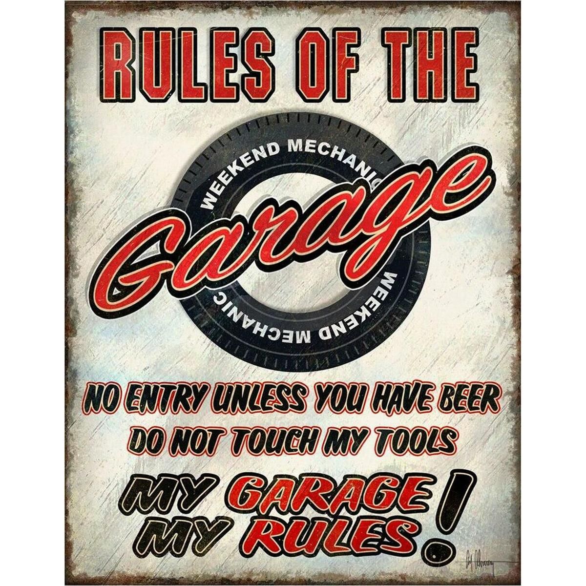 Sign-Rules of Garage, , scaau_hi-res
