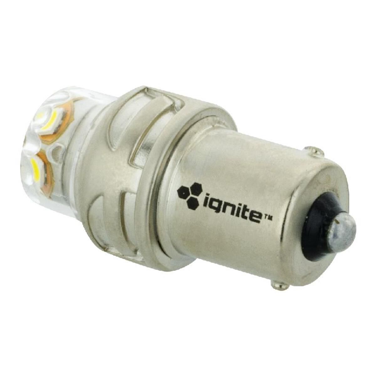 PKT 2 LED SIGNALLING GLOBE12/24v 1156/BA15s BASE WHITE900 LUMENS, , scaau_hi-res