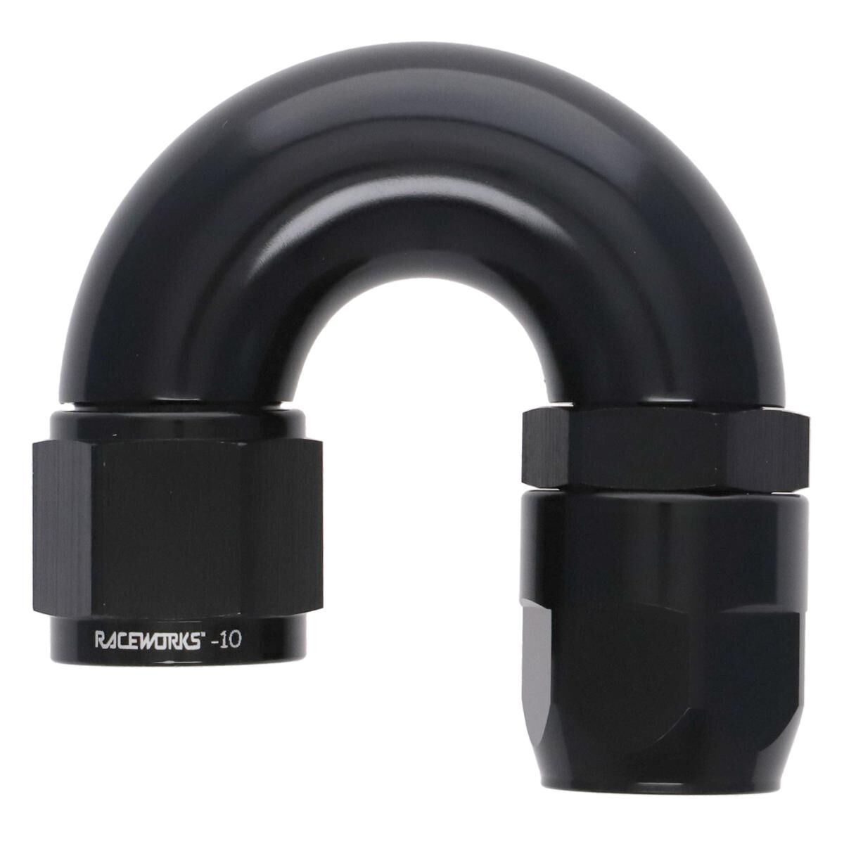 PTFE HOSE END AN-10 180DEG, , scaau_hi-res