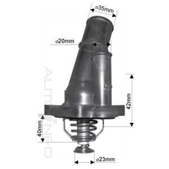 THERMOSTAT HOUSING 89C BOXED, , scaau_hi-res