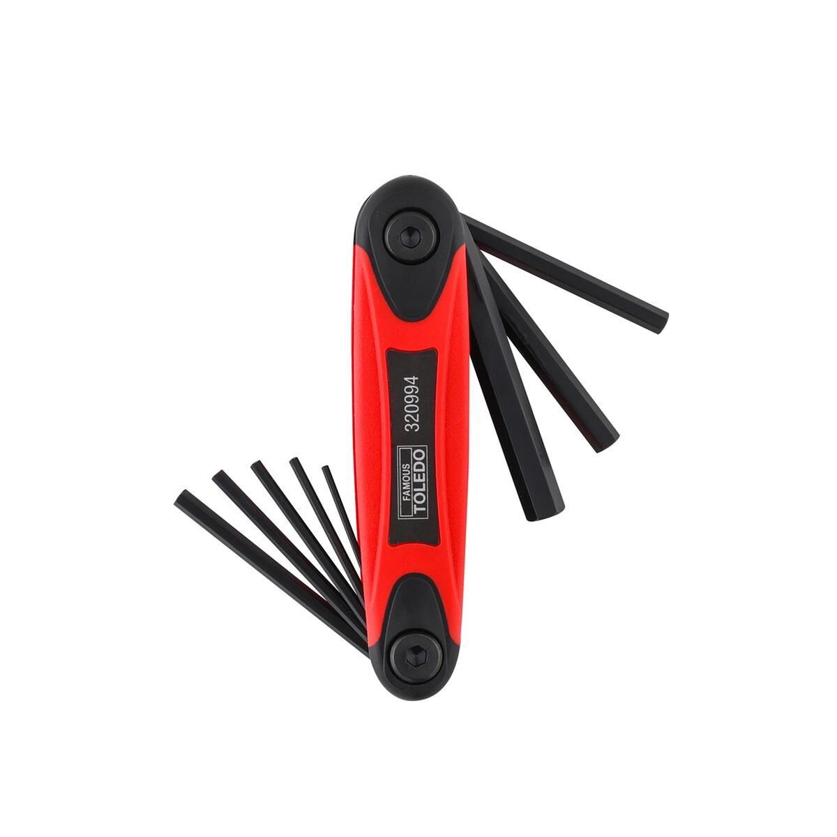 TOLEDO HEX KEY FOLDING SET METRIC, , scaau_hi-res