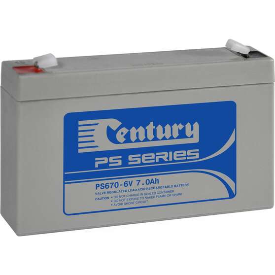 Power-Sonic PS-670 6V 7AH Sealed Lead Acid Battery – AGM, Non-Spillable