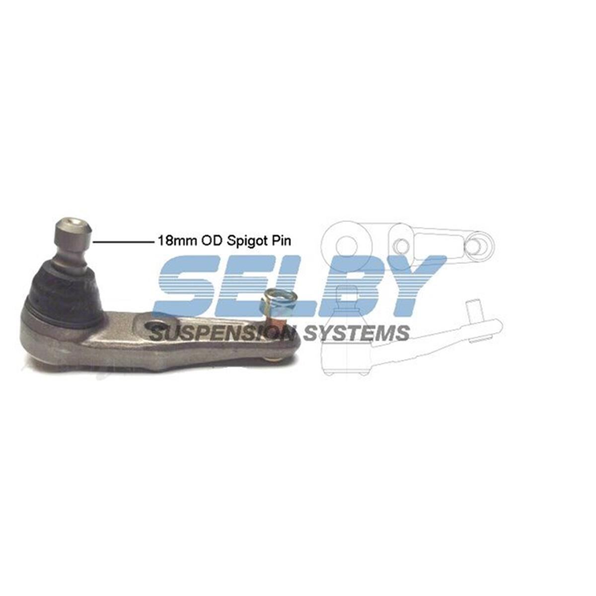 SELBY BJ (F) LWR MAZDA BA 323 94-98 18MM BJ SPIGOT PIN, , scaau_hi-res