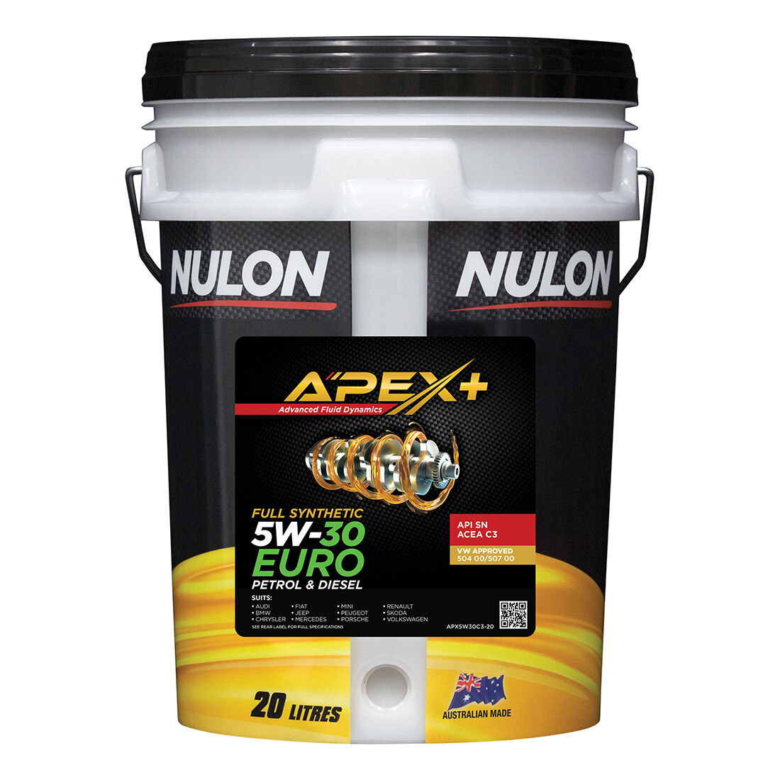 NULON APEX+FULL SYN EURO ENGINE OIL 5W-30, , scaau_hi-res