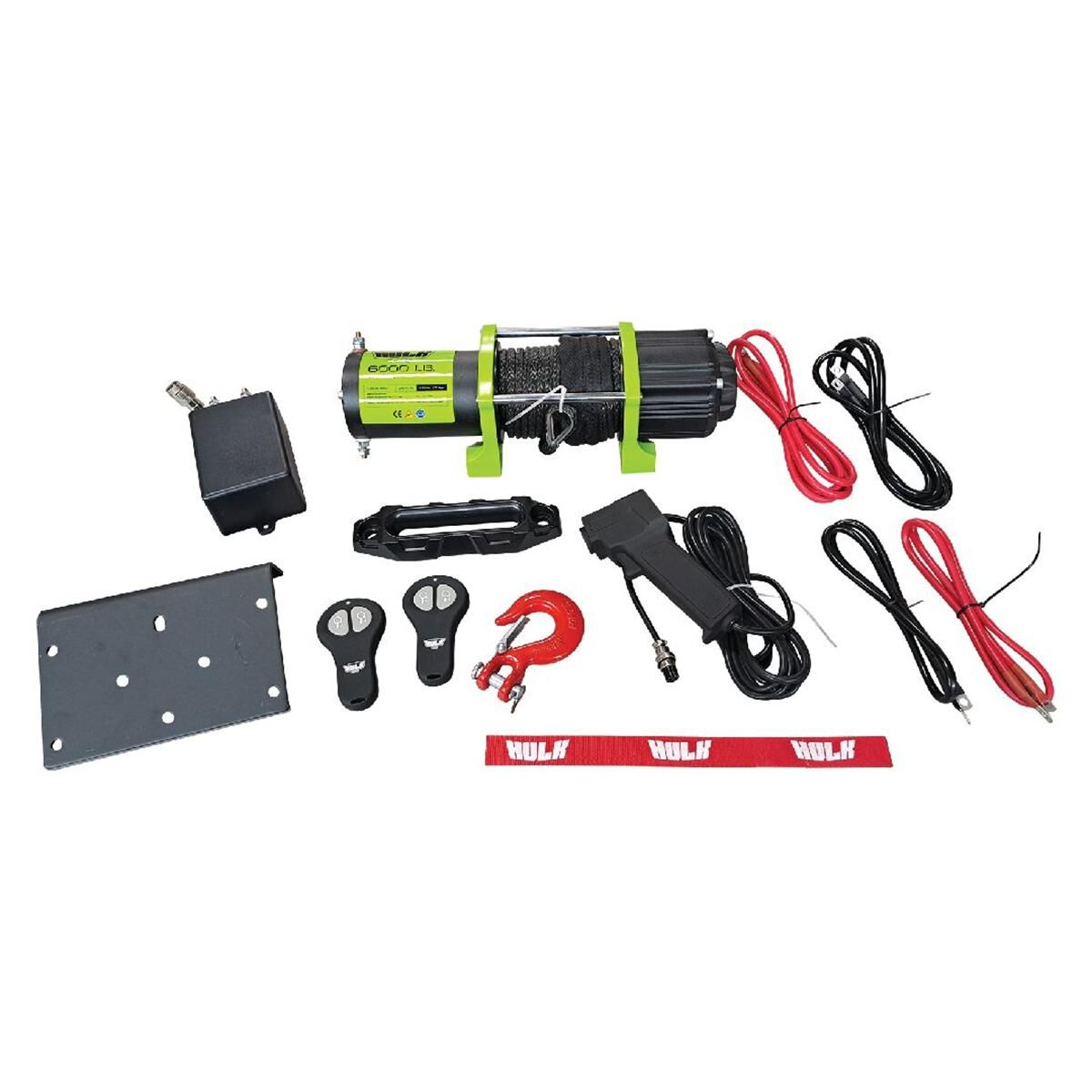 6000LB SYNTHETIC ROPE WINCHHULK GENESIS 6000LB ATV UTV, , scaau_hi-res