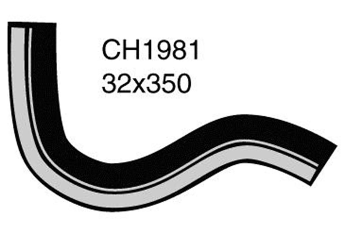 Radiator Upper Hose  - MITSUBISHI TRITON MJ - 2.6L I4  PETROL - Manual & Auto, , scaau_hi-res