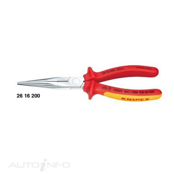 KNIPEX LONG NOSE PLIER 200mm, , scaau_hi-res