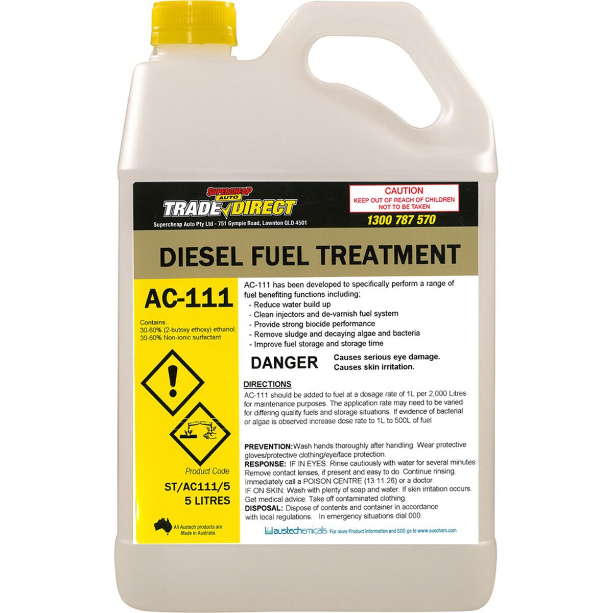 SUPERCHEAP AUTO TRADE DIESEL FUEL TREATMENT 5L, , scaau_hi-res