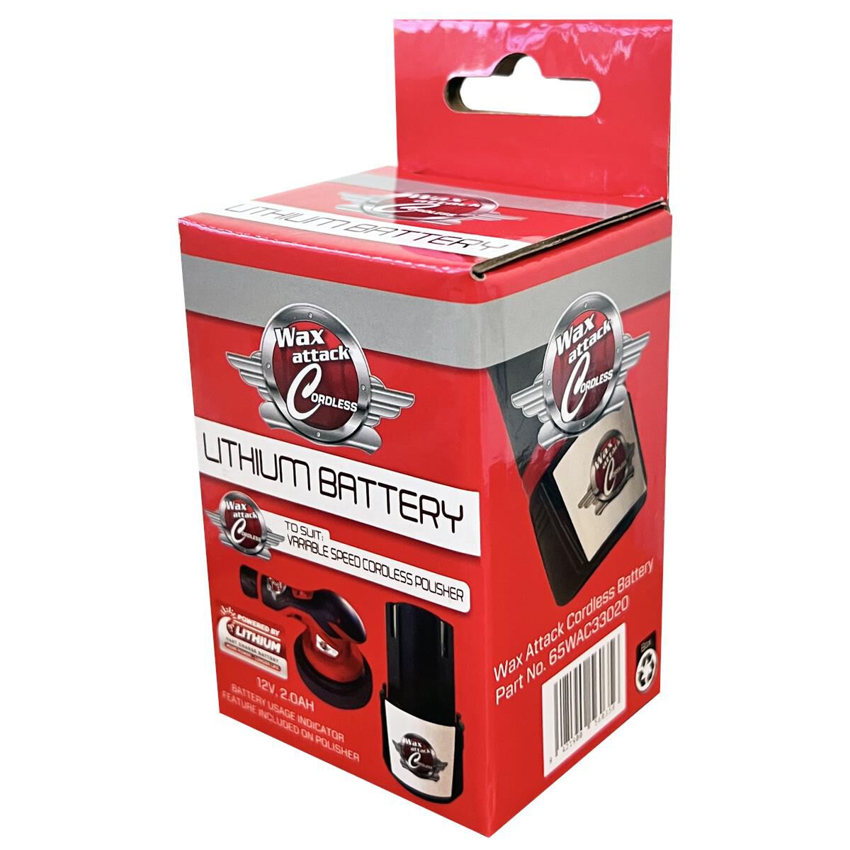Mothers Wax Attack Cordless Lithium Battery 65WAC33020 Supercheap Auto