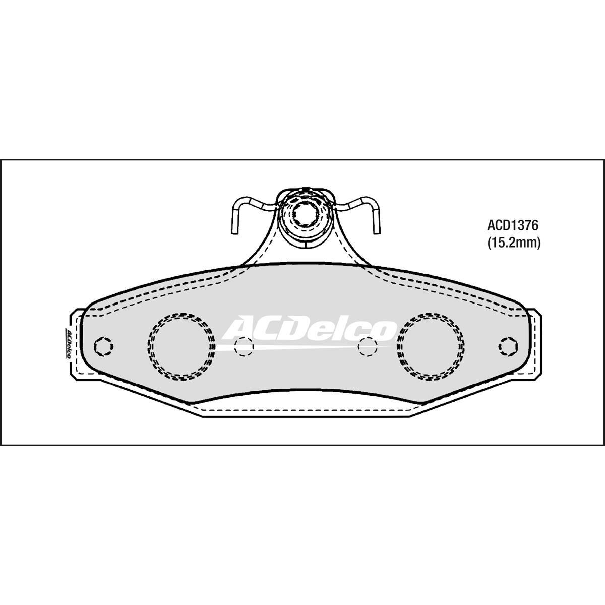 BRAKE PAD RR - ACD1376, , scaau_hi-res