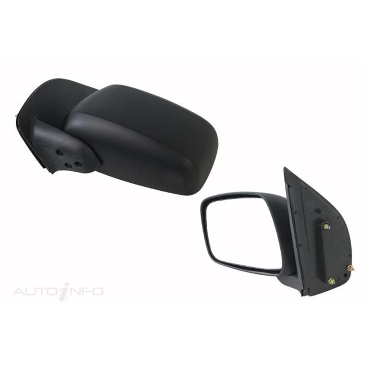 NISSAN NAVARA  D40  12/2005 ~ 2015  BLACK MANUALDOOR MIRROR  LEFT HAND SIDE, , scaau_hi-res