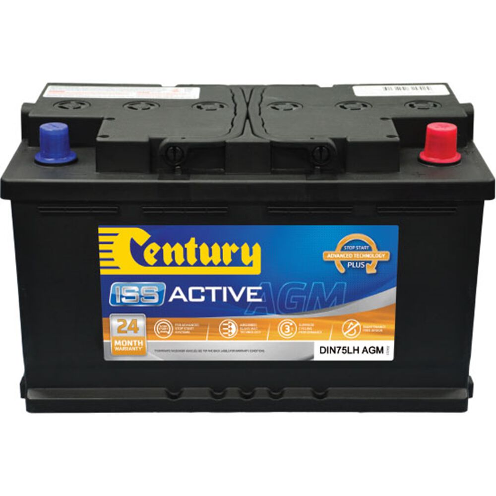 Century ISS Stop/Start AGM Car Battery DIN75LH MF Supercheap Auto