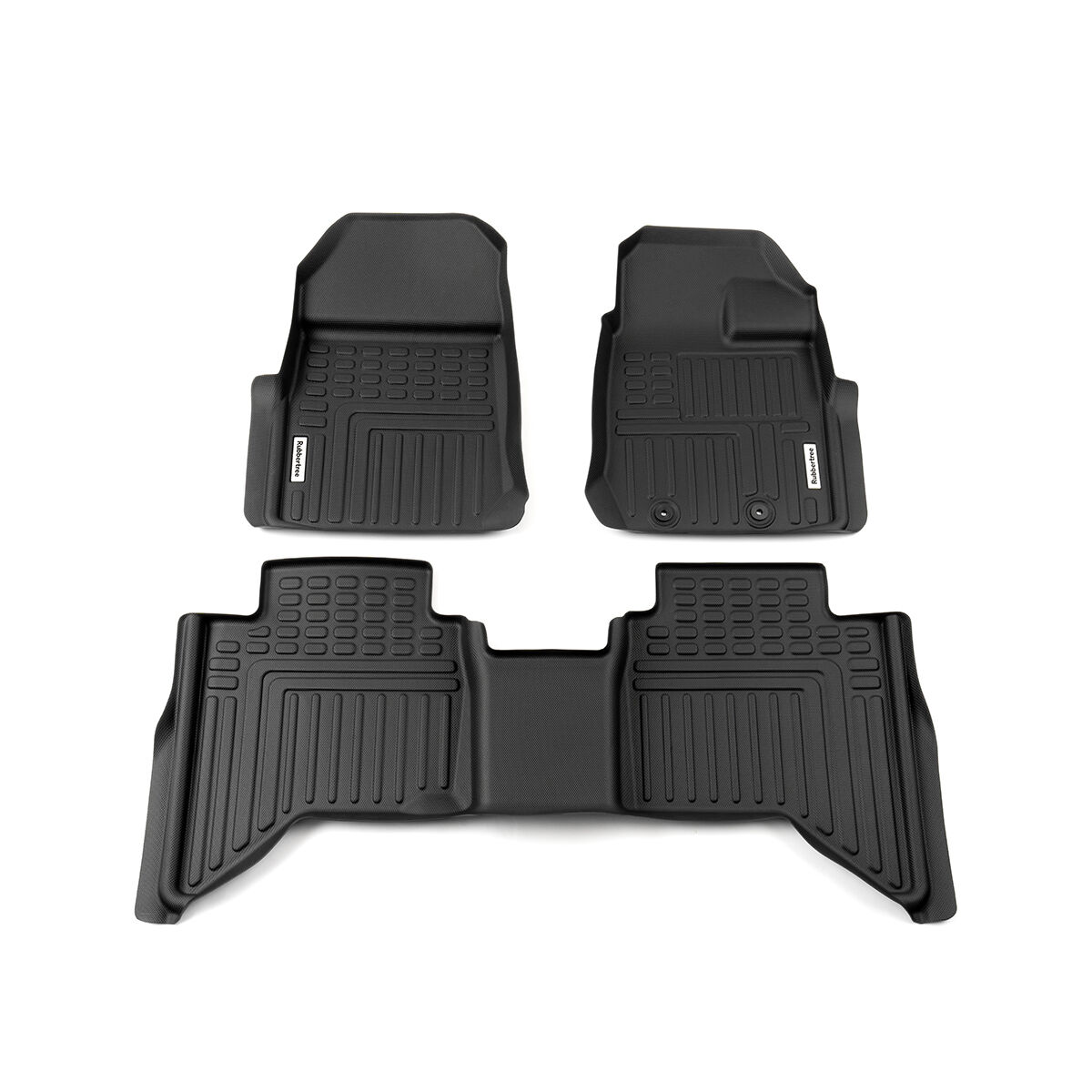 DEEP DISH FLOOR LINERS FOR MAZDA BT-50 2020+ DUAL CAB FULL SET, , scaau_hi-res