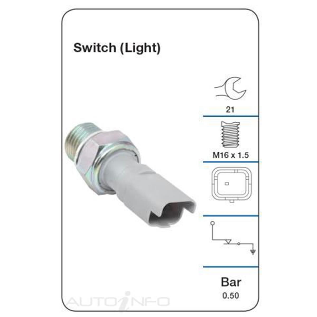 TRIDON OIL PRESSURE SWITCH (LIGHT), , scaau_hi-res