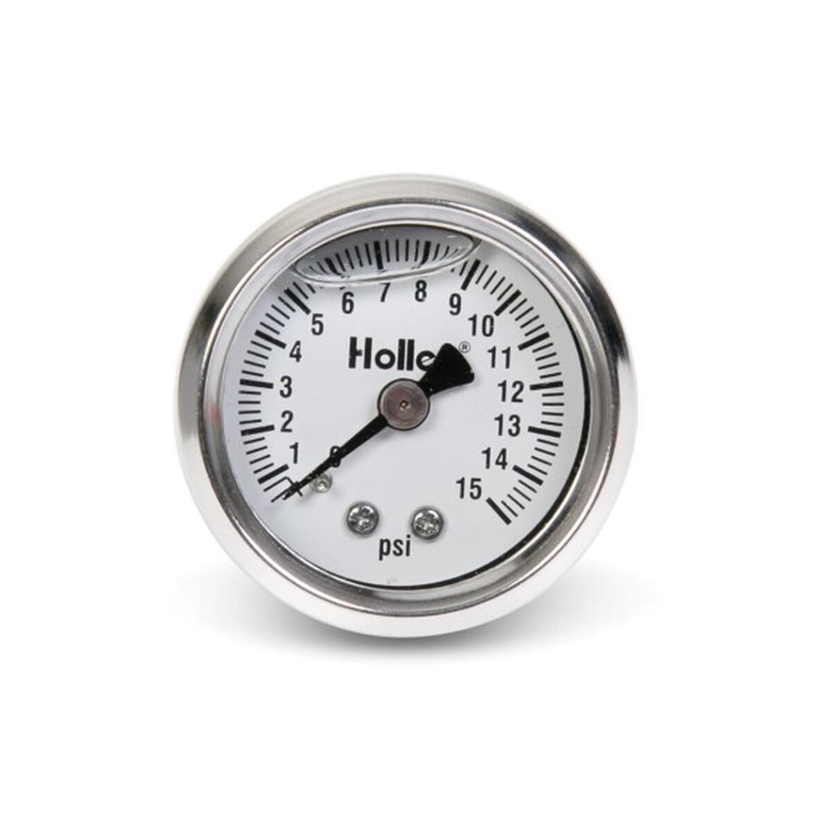 HOLLEY MECHANICAL FUEL PRESSURE GAUGE 0-15PSI, , scaau_hi-res