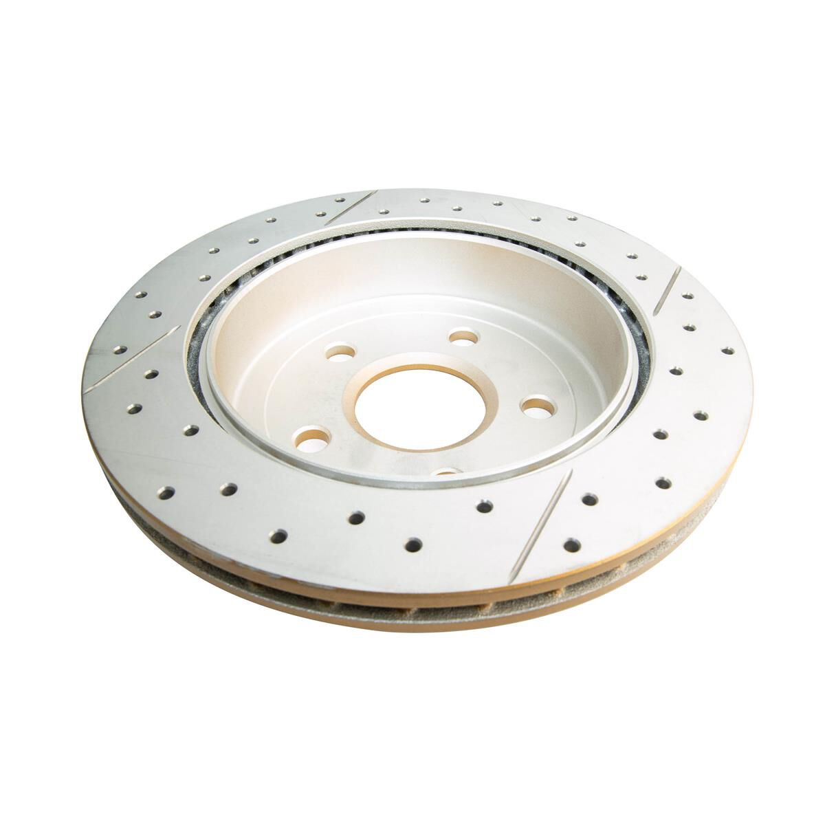 Street Gold Cross-drilled/slotted KP [ Commodore VE/VF V6 06-> R ], , scaau_hi-res