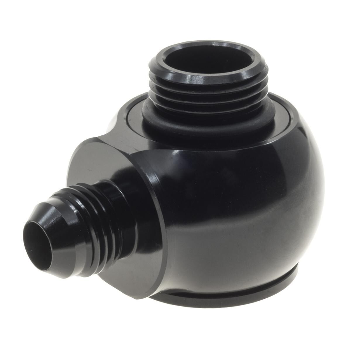 LOW PROFILE BANJO ADAPTER MALE FLARE AN-8 TO O-RING BOSS AN10, , scaau_hi-res