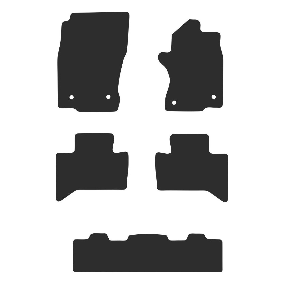 LUXURY CARPET CAR MATS FOR TOYOTA LANDCRUISER PRADO (J250 7 SEAT) 2024+, , scaau_hi-res