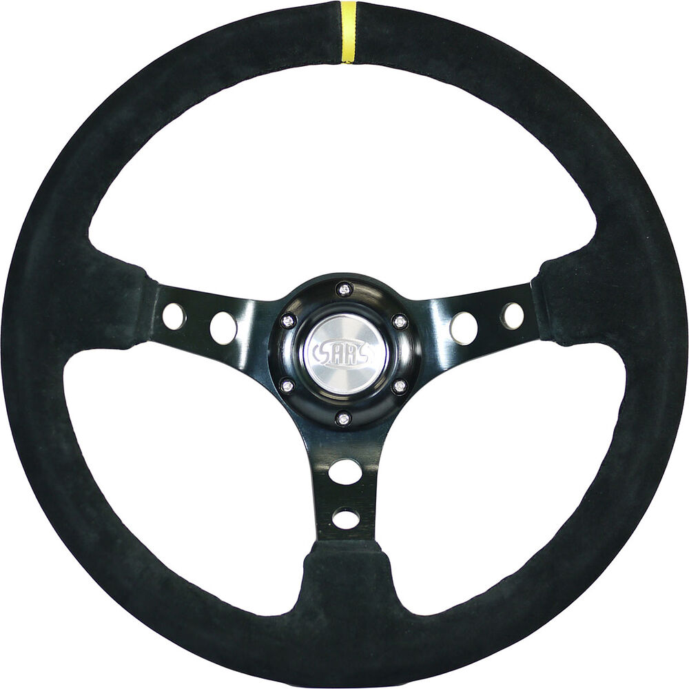 Suede 14 Inch Gt Deep Dish Steering Wheel Swgt1 Supercheap Auto