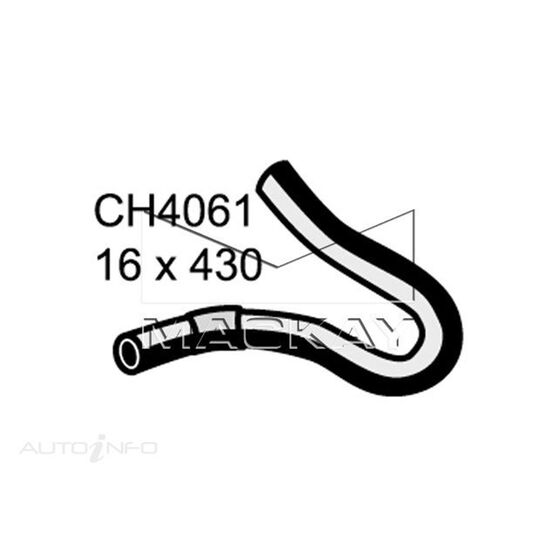 Heater Hose  - HOLDEN RODEO RA - 3.0L I4 Turbo DIESEL - Manual & Auto, , scaau_hi-res