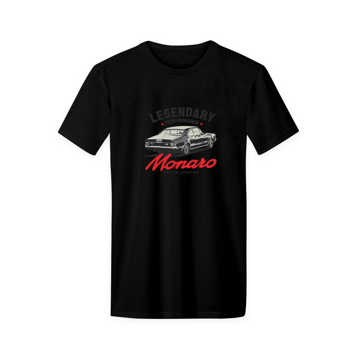 ADULT COTTON T-SHIRT-BLACK [LEGENDARY PERFORMANCE MONARO] [M], , scaau_hi-res