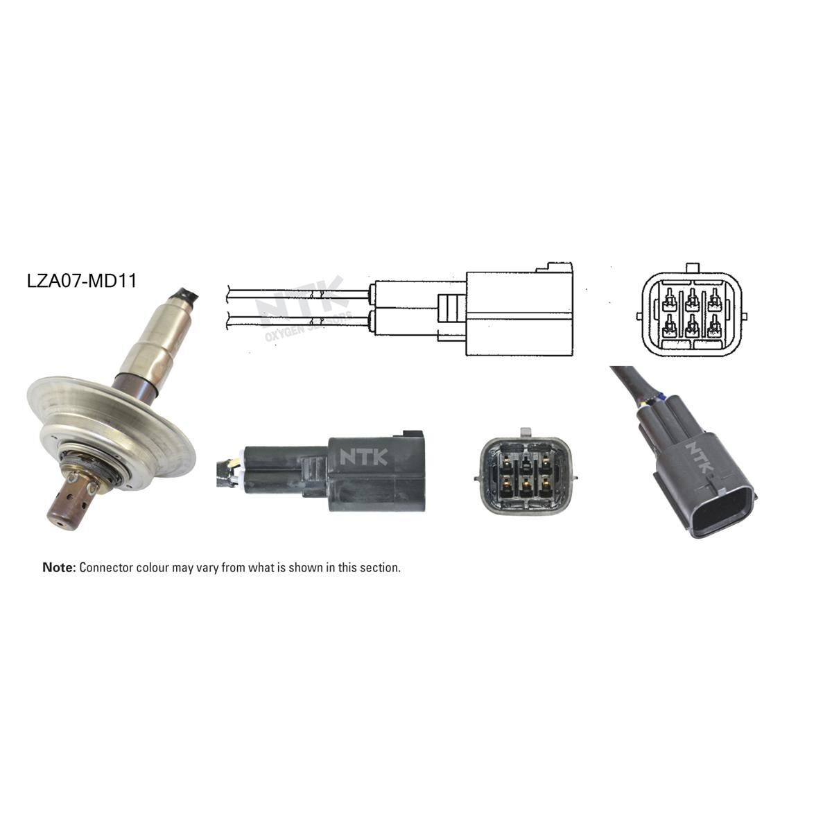 NTK AIR FUEL RATIO SENSOR - LZA07-MD11, , scaau_hi-res