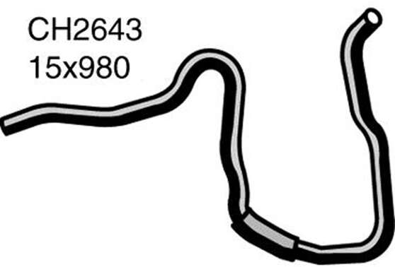 Heater Hose  - NISSAN URVAN E24 - 2.7L I4  DIESEL - Manual & Auto, , scaau_hi-res