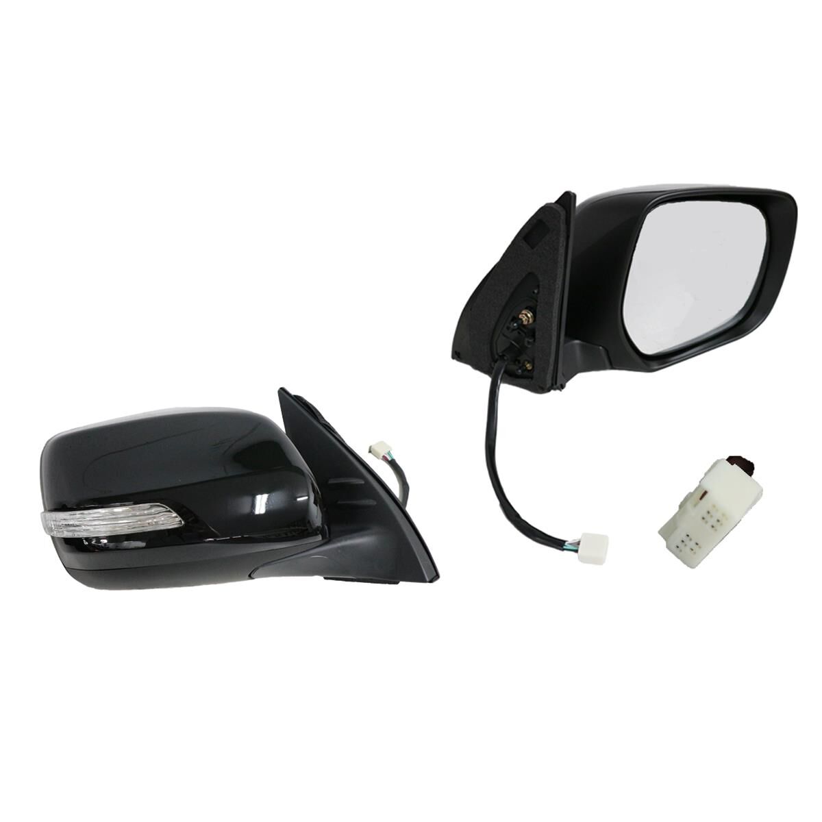 TOYOTA PRADO  J150 SER2  11/2013 ~ ONWARDS  ELECTRIC DOOR MIRROR  RIGHT HAND SIDE  WITHOUT CAMERA AND HEATED  WITH FOLDING, , scaau_hi-res