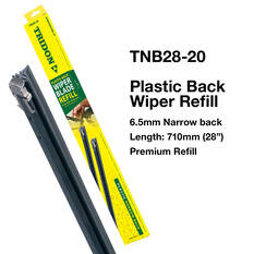 WIPER REFILL 6.5MM PLASTIC BACK 20P TRIDON, , scaau_hi-res