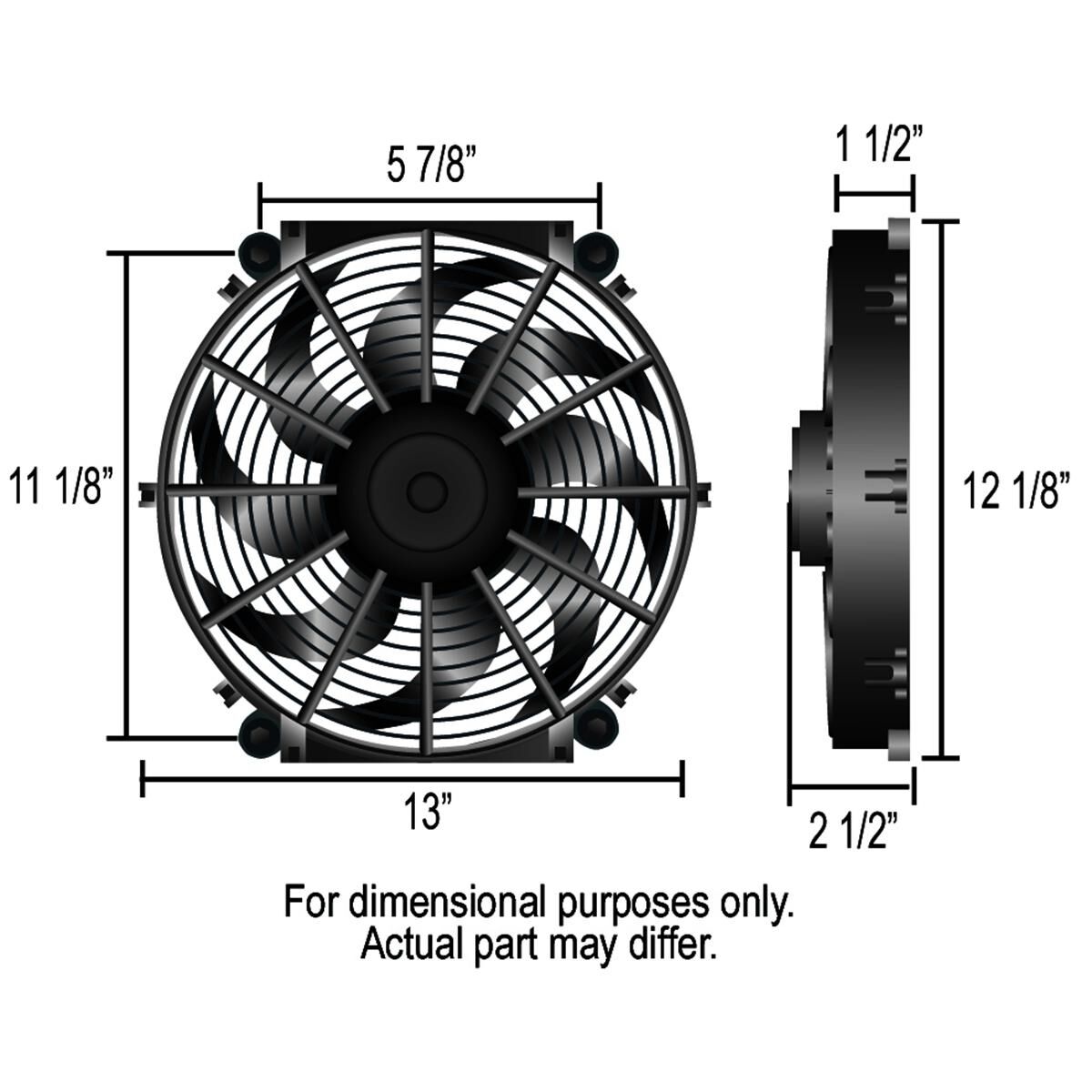 Tornado Elect. Fan/Thrmostat Kit 12 Inch, , scaau_hi-res