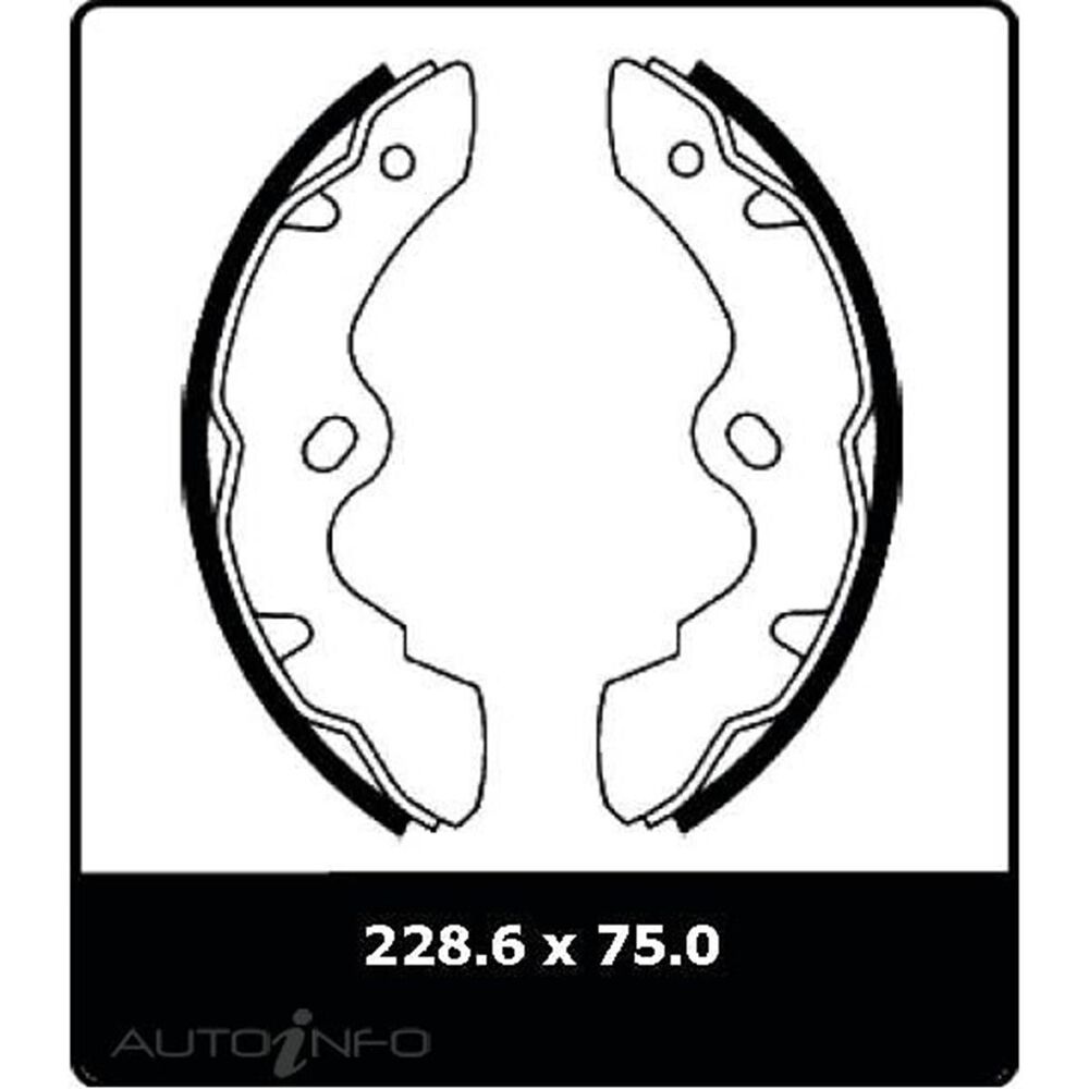 Protex Brake Shoes N1551 Supercheap Auto