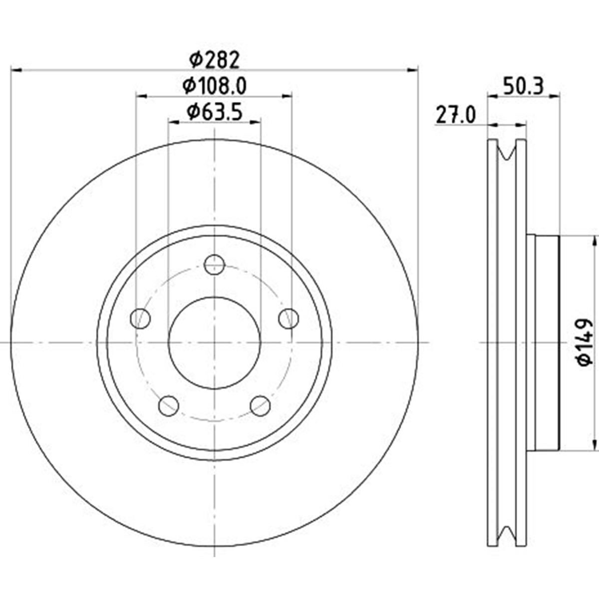 TRADE LINE BRAKE DISC ROTOR, , scaau_hi-res