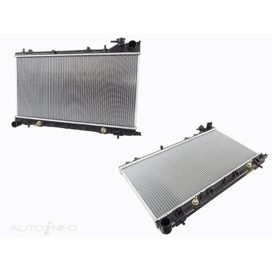 SUBARU FORESTER  SG  07/2005 ~ 12/2007  RADIATOR  2.5 LITRE BOXER 4 PETROL AUTOMATIC- (EJ25)  WITH BLEEDER PIPE & FILLER NECK, , scaau_hi-res