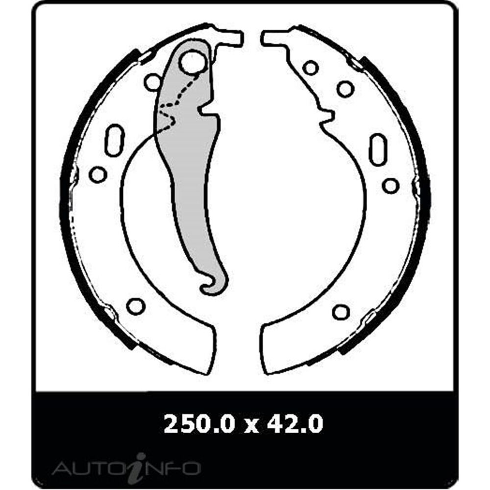 Protex Brake Shoes N1461 Supercheap Auto