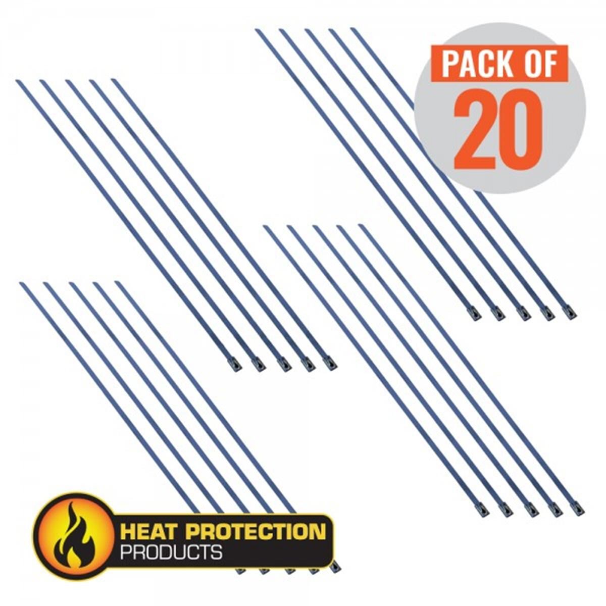 Locking Ties Polished Stainless 355mm Pack 20, , scaau_hi-res