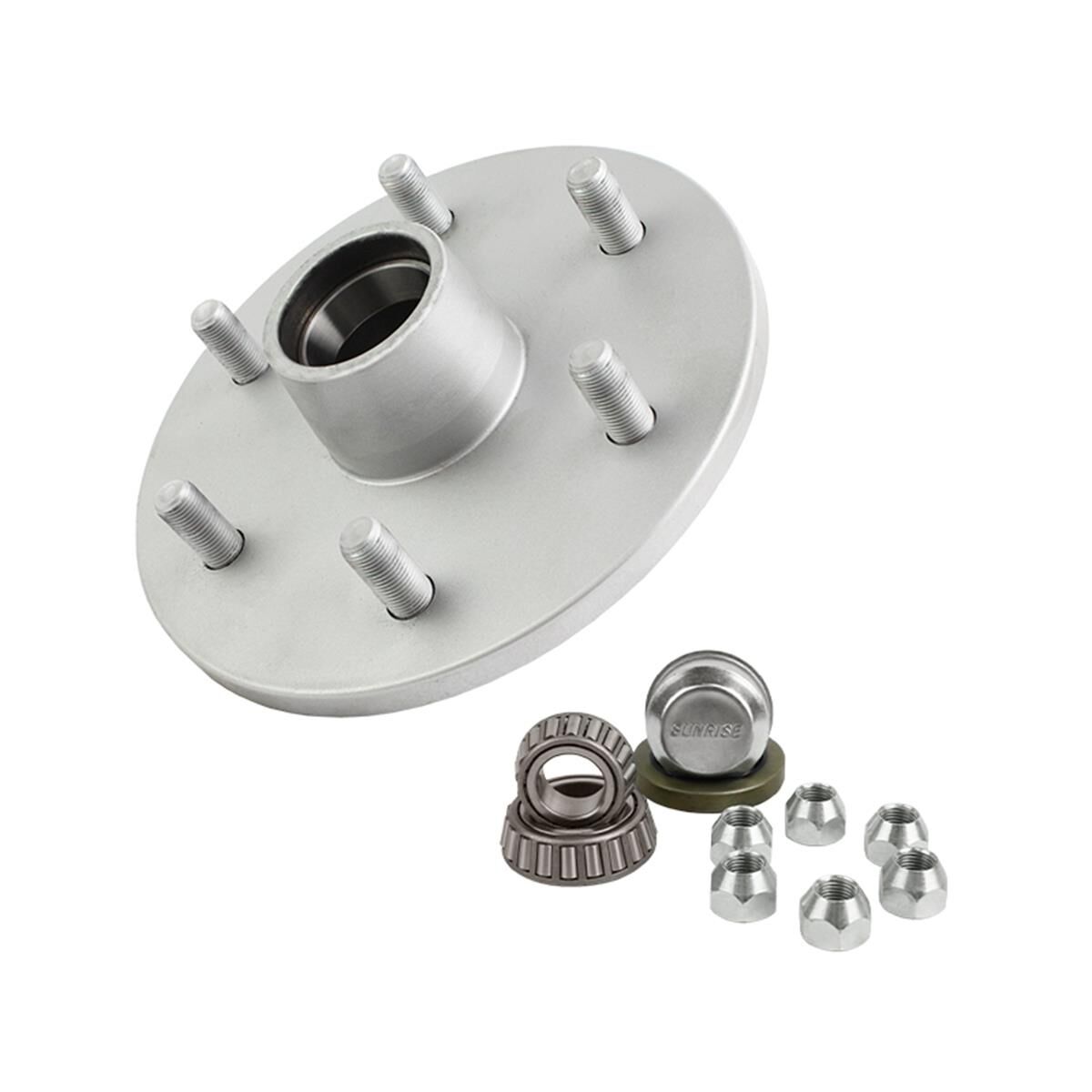 Sunrise Trailer Lazy Hub Galvanised - Landcruiser 6 Stud, S/Line, , scaau_hi-res