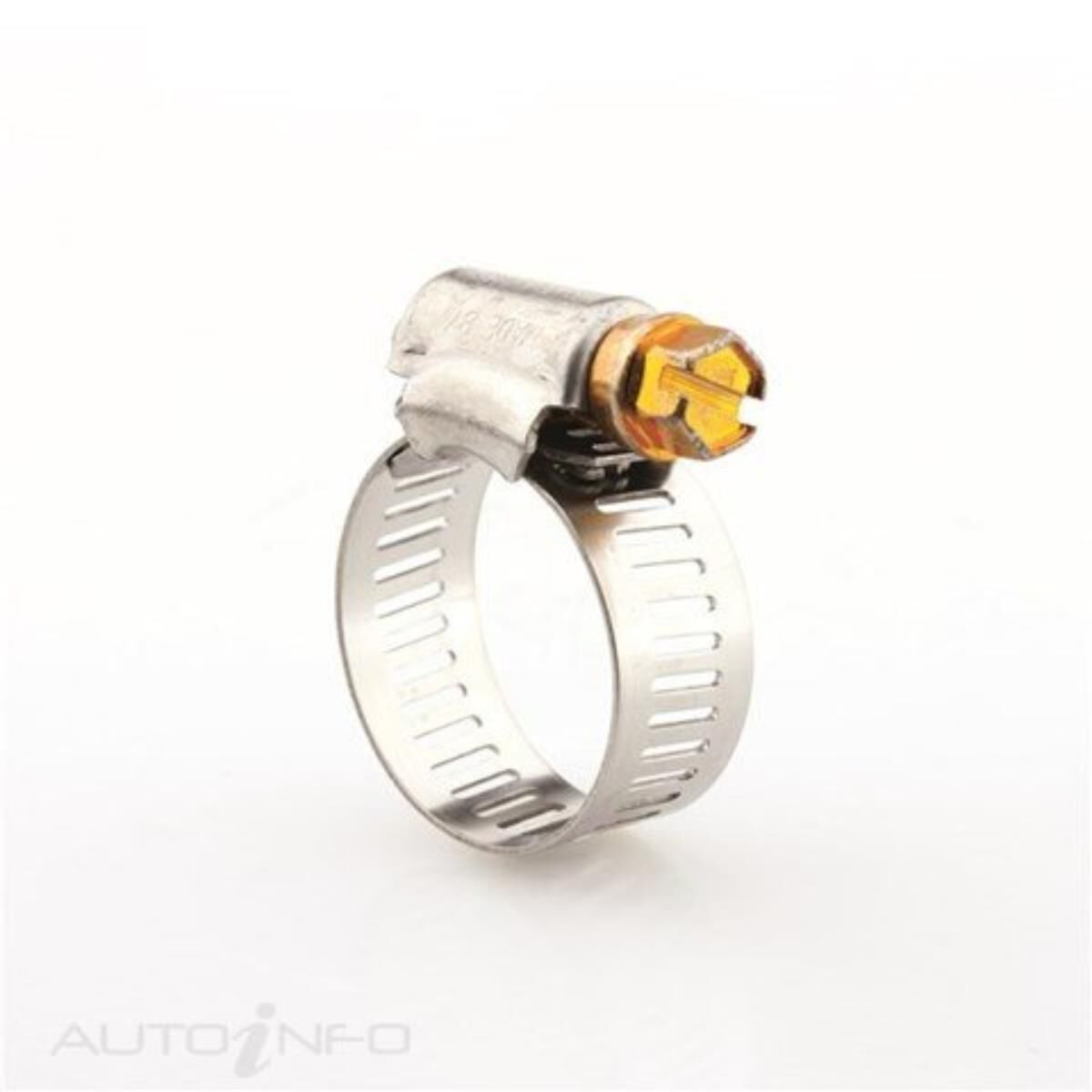 Tridon Perforated Clamp Part Stainless Steel 11 - 25mm 20 Pack - HS008-20, , scaau_hi-res