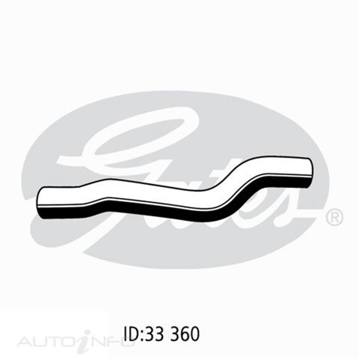 05-2073 GATES RADIATOR HOSE, , scaau_hi-res
