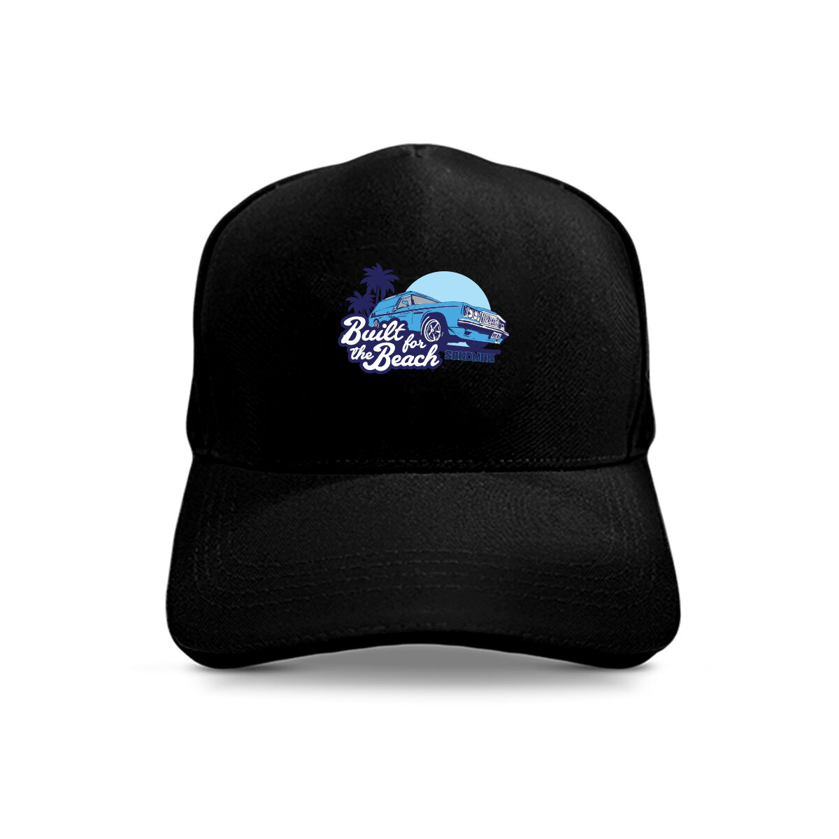 YOUTH 5-PANEL CAP-BLACK [BUILT FOR THE BEACH], , scaau_hi-res