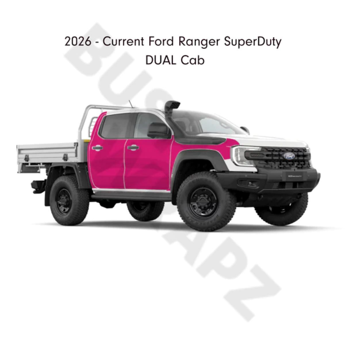 BUSHWRAPZ ADVANCE DIY 4WD KIT FOR FORD RANGER SUPERDUTY DUAL CAB 2026 - CURRENT - CAB ONLY, , scaau_hi-res