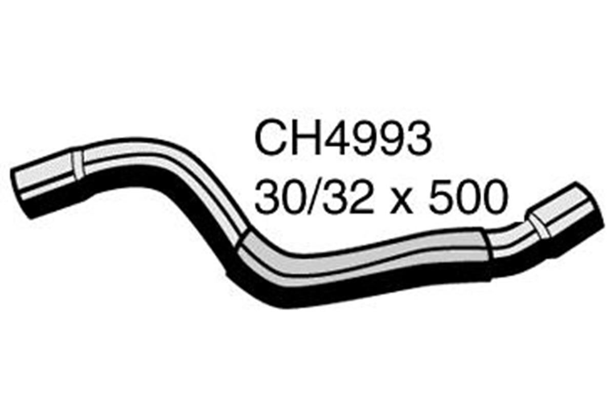 Radiator Upper Hose  - MAZDA MAZDA3 BK - 2.3L I4 Turbo PETROL - Manual & Auto, , scaau_hi-res
