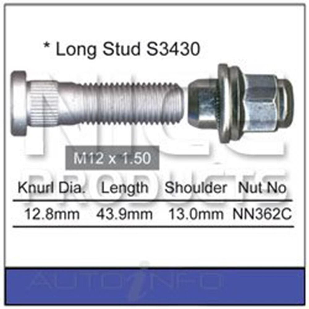 Nice Wheel Stud And Nut Set NS365 Supercheap Auto