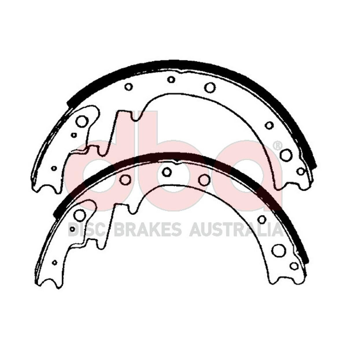 Street Series Brake Shoes [Dodge 307.9mm], , scaau_hi-res