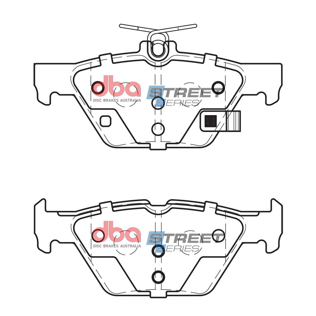 DBA SS STREET SERIES BRAKE PADS [ Subaru Outback/ Liberty/Levorg/Impreza 2014 - On R ], , scaau_hi-res
